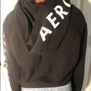 Hooded crop top